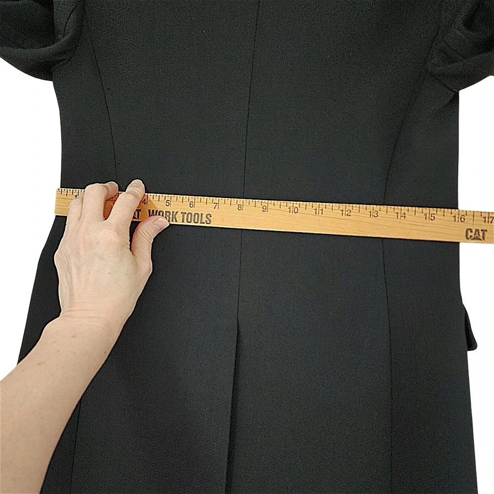 Theory Blazer sz 00 Womens Black 3-Button Tailored Office Suit Jacket‎ Coat READ